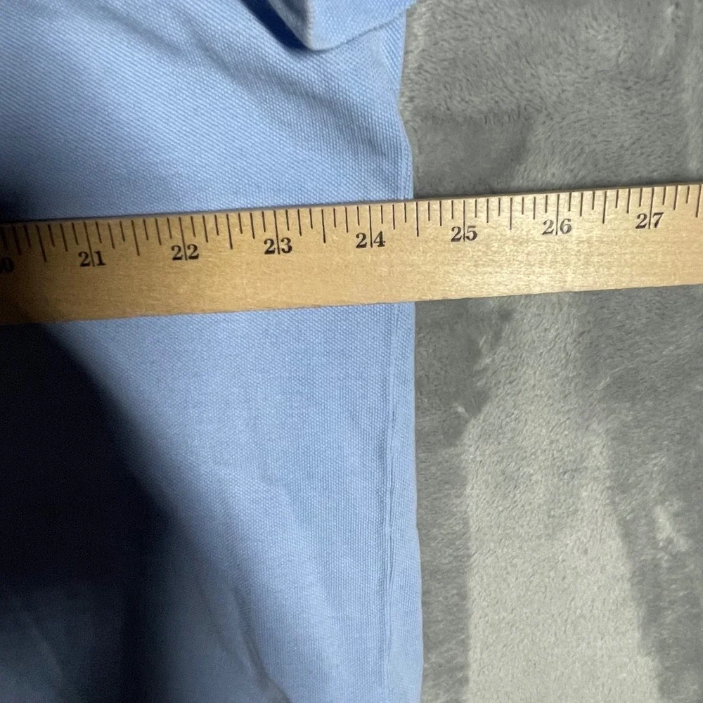 Polo Ralph Lauren Mens XL Featherweight Mesh Polo Shirt Light Blue Yellow Pony